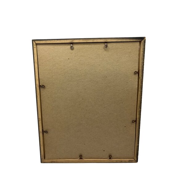 Vintage Black Wooden Picture Frame Set Of 2 W/ Glass Cover 8"x10" & 5"x7" - Picture 9 of 9